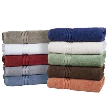 Hastings Home Hastings Home 100 Percent Cotton Hotel 6 Piece Towel Set - White 610932ZFE